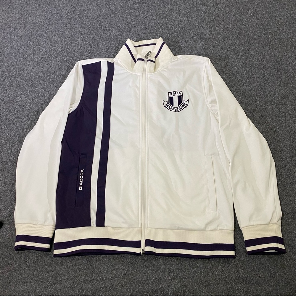 Diadora ITALLIA ATLETI AZZURRI Track Jacket Size Large